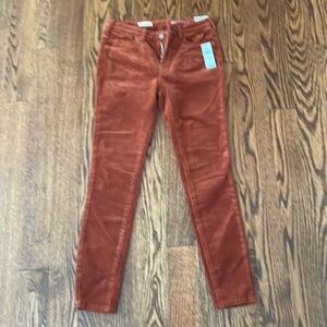 NWT - Anthropologie Pilcro corduroy pants in Rust color.  Size 26.
